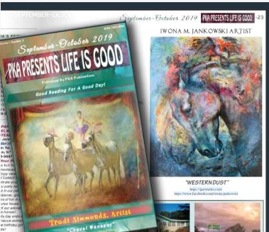 Western Dust published in PKA Presents Life is Good magazine, Sept-Oct 2019 issues.